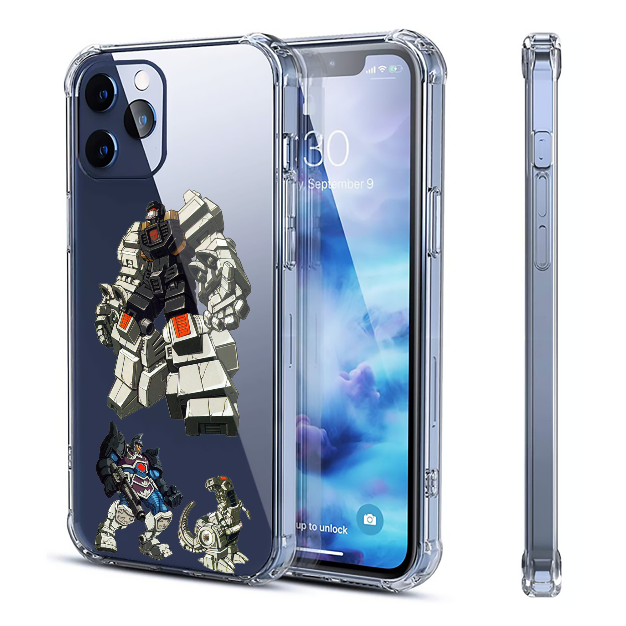 （画像用）  【iPhone 12シリーズ対応】透明スマホケース（クリアソフトケース）